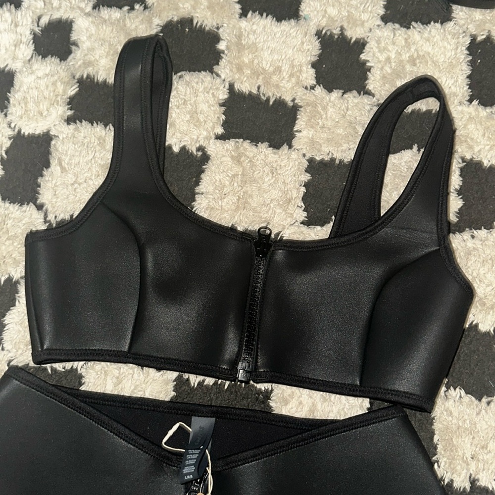 Skims Scuba Set Crop Top and Skirt